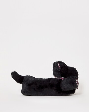 Scotty Dog Novelty Slippers - Wide Fit (E)