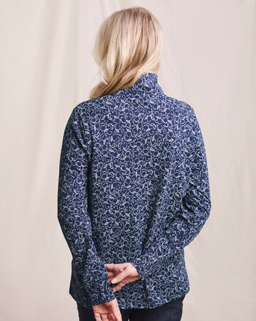 Julipa Button Funnel Neck Jersey Top