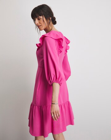 Joanna Hope Frill Shoulder Dress