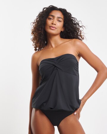 MAGISCULPT Medium Control Twist Front Bandeau Blouson Top