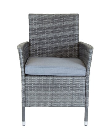 Charles Bentley 4 Seater Round Rattan Dining Set