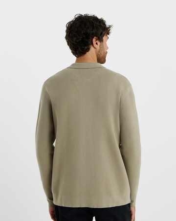 Folio Knitted Zip Through Shirt