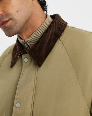 Cord Collar Wadded Jacket
