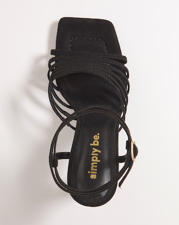 Malinda Ankle Strap Caged Heeled Sandals - Extra Wide Fit (EEE)