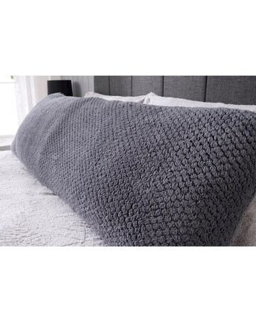 Waffle Fleece Bolster Cushion