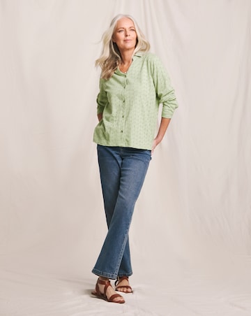 Julipa Pure Cotton Broderie Jersey Shirt