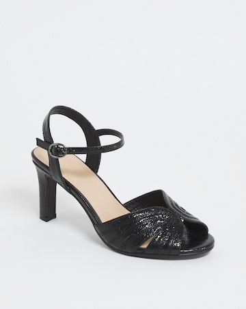 Joanna Hope Peep Toe Occasion Sandal - Extra Wide Fit (EEE)