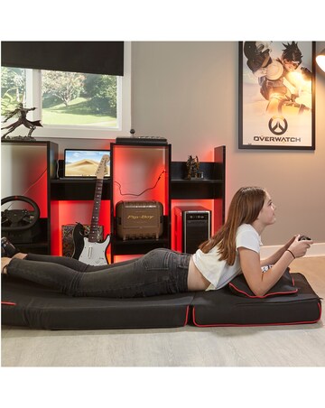 X Rocker Crash Pad Junior Foldable Z Bed Mattress and Gaming Chair