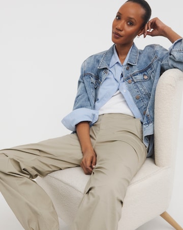 Stone Parachute Utility Trousers