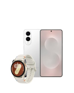 Samsung Galaxy S25 Edge 256GB Silver &amp; Samsung Galaxy Watch7 40mm Cream Bundle