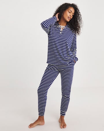 Pretty Secrets Lace Up Detail Lounge Set