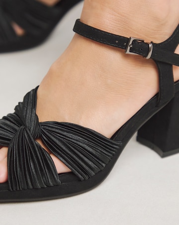 Citrus Crossover Detail Heeled Sandals - Extra Wide Fit (EEE)