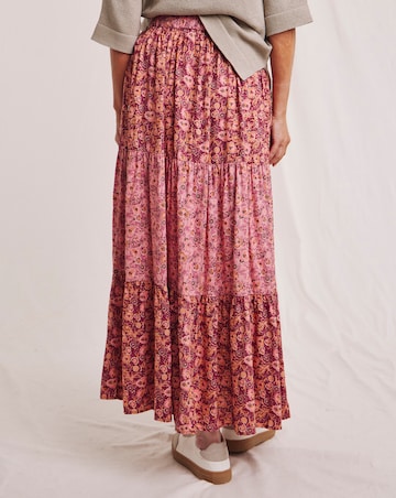 Julipa Mix Print Maxi Skirt