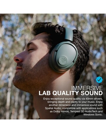 JLab JBuds Lux Active Noise Cancelling Over-Ear Headphones - Sage