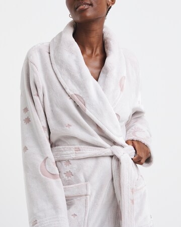 Chelsea Peers Fleece Maxi Hooded Dressing Gown