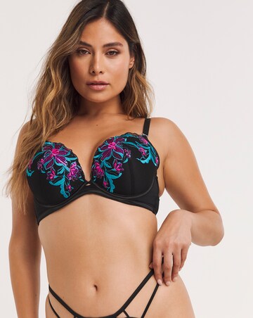 Ann Summers Flourishing Padded Plunge Wired Bra Multi