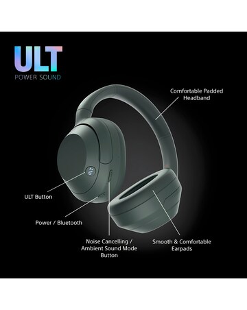 Sony ULT WEAR Wireless Over-Ear Headphones - Forest Grey