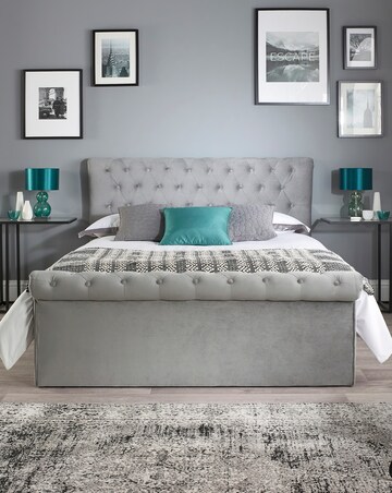 Aspire Chesterfield Side Lift Ottoman Bed