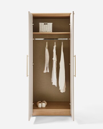 Peyton Ready Assembled 2 Door Wardrobe