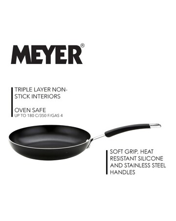 Meyer Aluminium Induction Twin Pack- 20/28cm Frying Pan