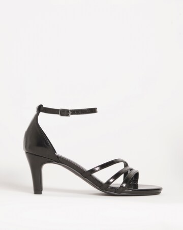 Court Heeled Sandal - Wide Fit (E)