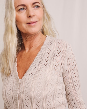 Julipa Crochet Button Down Cardigan