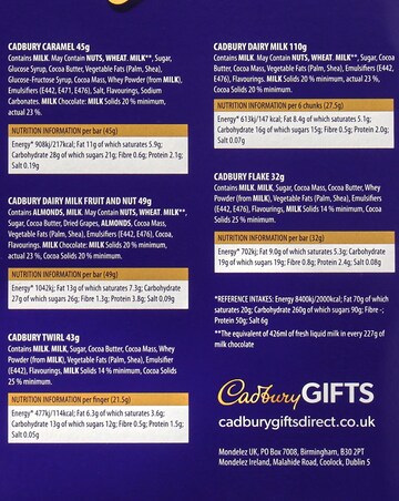 Cadbury Merry Christmas Chocolate Selection Box Hamper