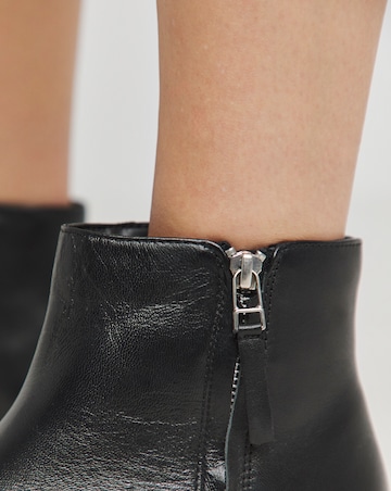 Lucinda Leather Side Zip Boot Extra Wide EEE Fit