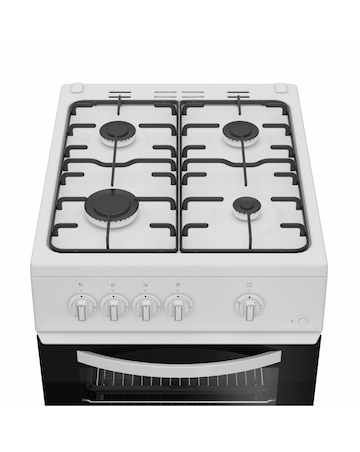 Indesit I5G1KMW 50cm Gas Single Cooker - White + installation
