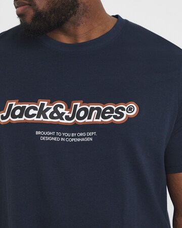 Jack & Jones Vesterbro Logo T-Shirt - Navy
