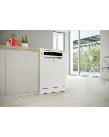 Hoover H-Dish 500 HF4B7F0W-80 14 Place Full Size WiFi Dishwasher White Install