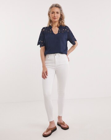 Julipa Cut Out Broderie Top