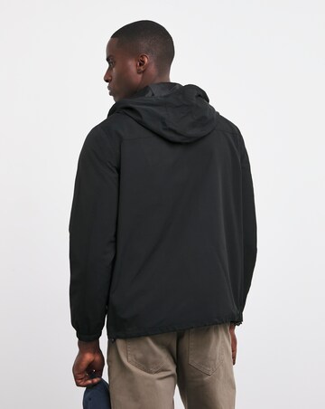 Hooded Black Lightweight Hooded Jacket