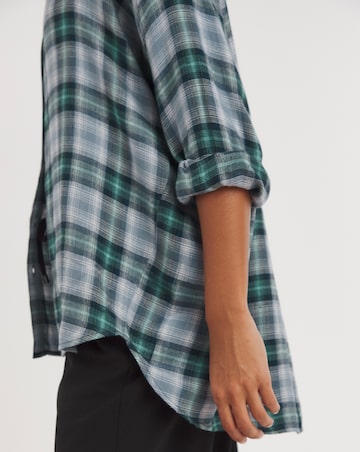 Check Oversized Shirt