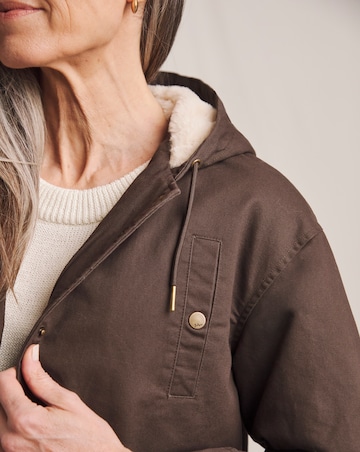 Julipa Pure Cotton Waxed Hooded Jacket