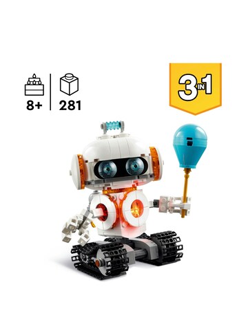 LEGO Creator 3in1 Space Robot Toy Science Playset 31164