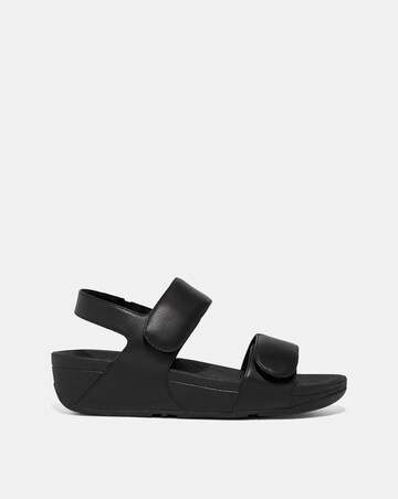 Fitflop Black Lulu Adjustable Leather