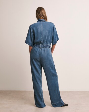 Anthology Mid Blue Lyocell Denim Jumpsuit
