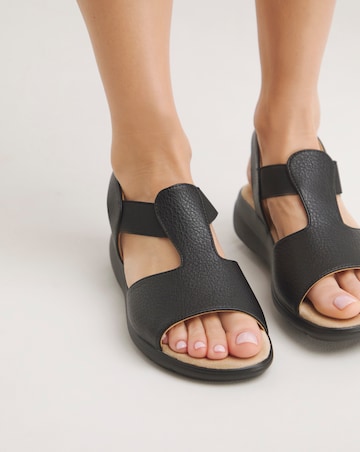 Cushion Walk Elasticated Sandals EEEEE Fit