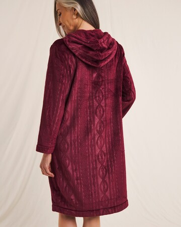 Pretty Secrets Zip Fleece Dressing Gown