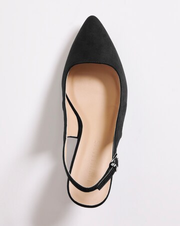 Marina Flexi Sole Kitten Heel Slingback - Wide Fit (E)