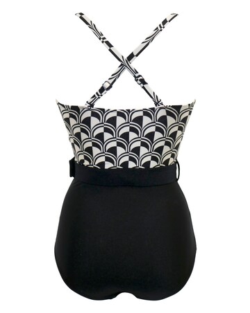 Pour Moi Casablanca Tummy Control Strapless Belted Swimsuit Mono
