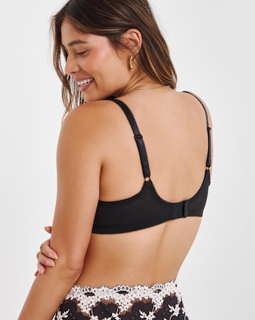 Pretty Secrets (2 Pack) Grace Lace Full Cup Bras (B-F) Black/Pink