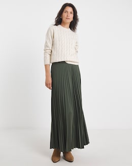 Re-Luxe Oyster Pointelle Jumper