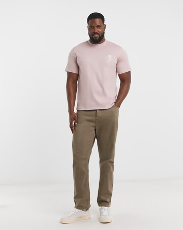 Jack & Jones Premium Kyle Back Graphic T-Shirt - Pink