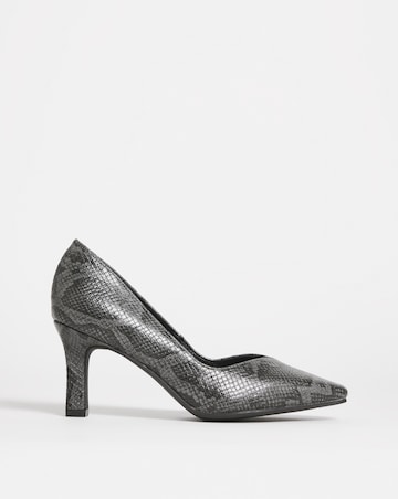 Heeled Court Shoe - Extra Wide Fit (EEE)