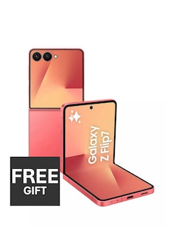 Samsung Galaxy Z Flip7 256GB 5G - Coral Red - Galaxy AI
