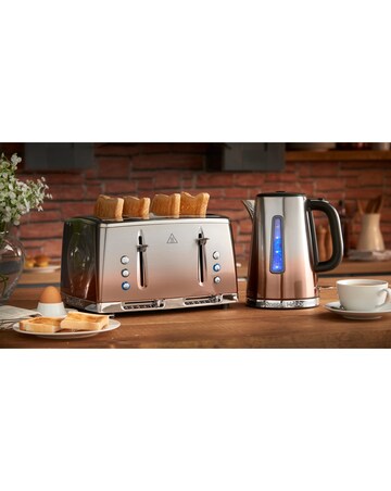 Russell Hobbs 25113 Eclipse Quiet Boil Copper Sunset Kettle