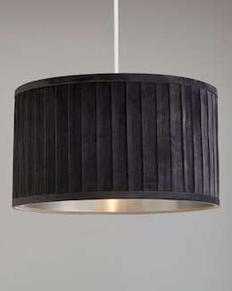 Pleated Velvet Light Shade 30cm