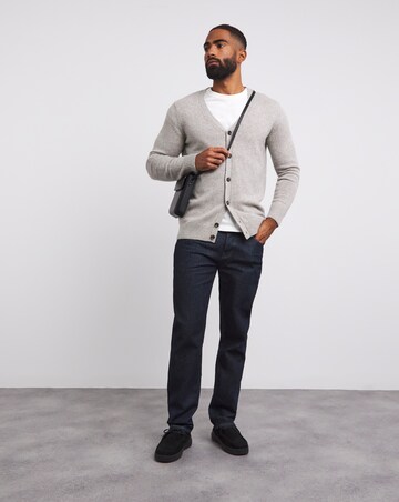 Ecru Lambswool Cardigan